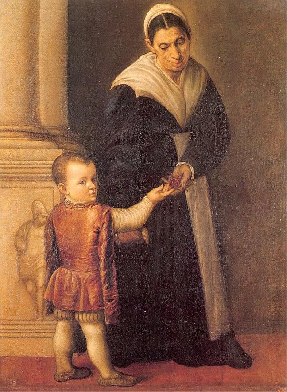 Marescalca, Pietro Child with Nurse Germany oil painting art